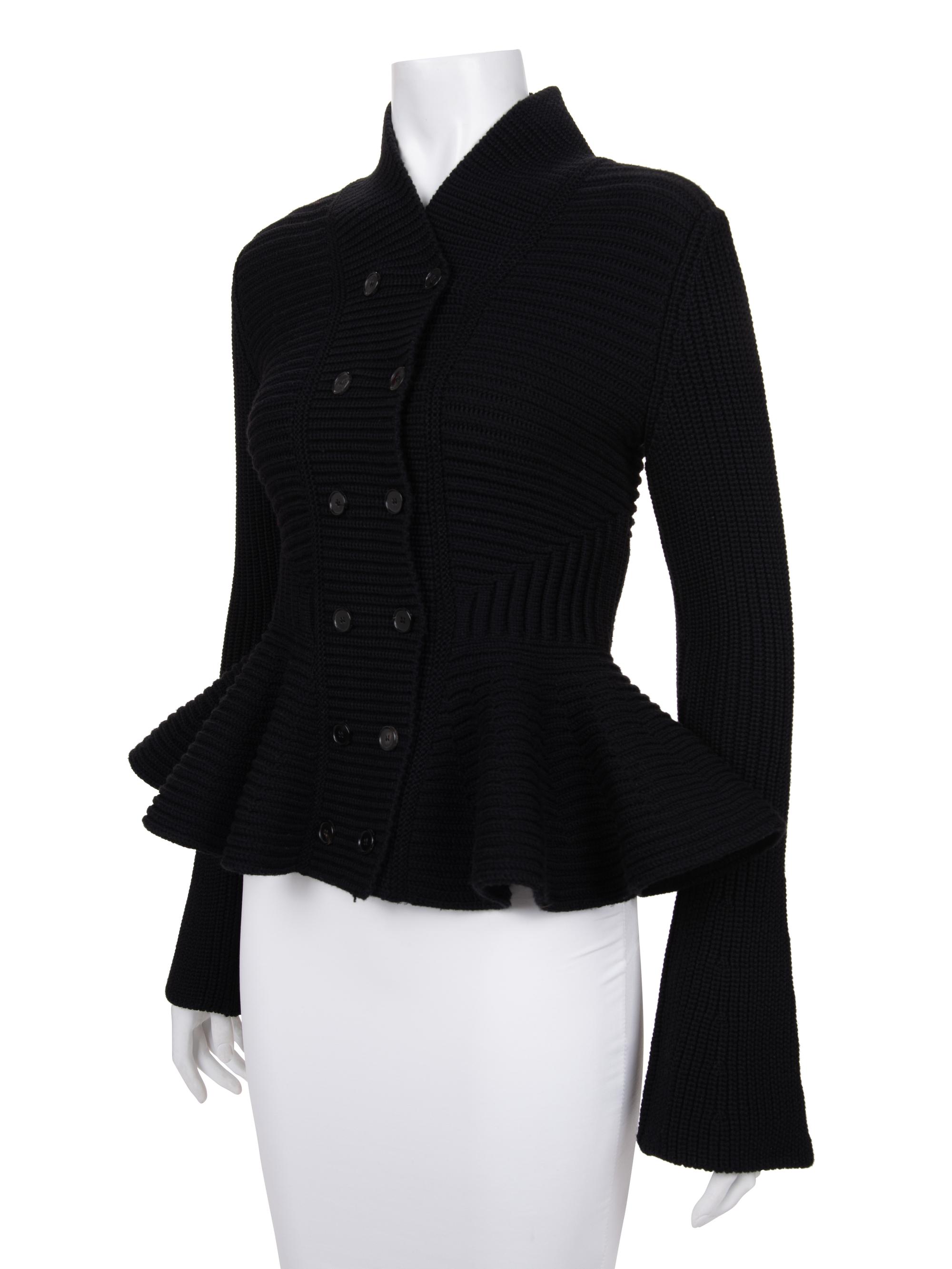 Alexander McQueen Knit Double Breasted Jacket, 2000-10s