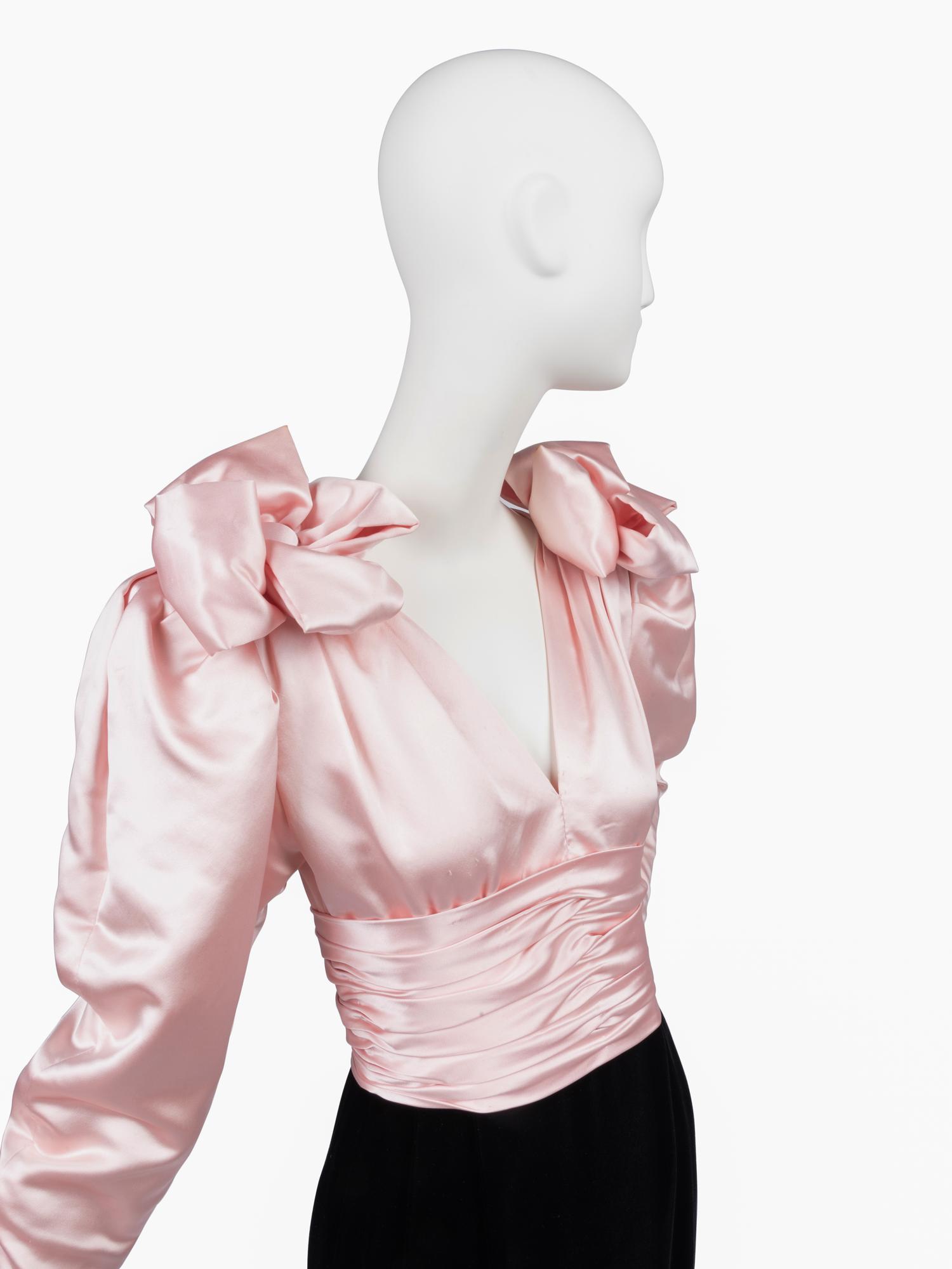 Nina Ricci Evening Dress with Stole, 1988