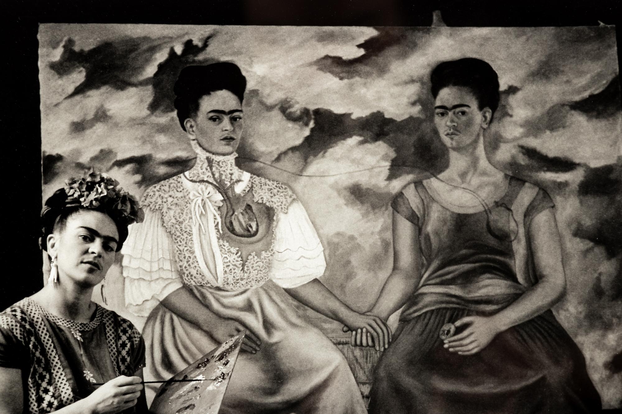 Frida Painting "The Two Fridas" , 1939 (printed later)