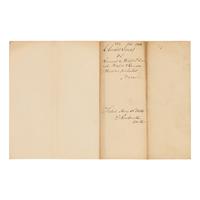 DOUGLAS, Stephen Arnold (1813-1861). A group of 14 documents and letters relating to Douglas's legal and political career, ca 1834-1857, comprising: