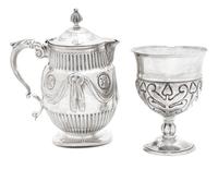 Two Continental Silver Table Articles