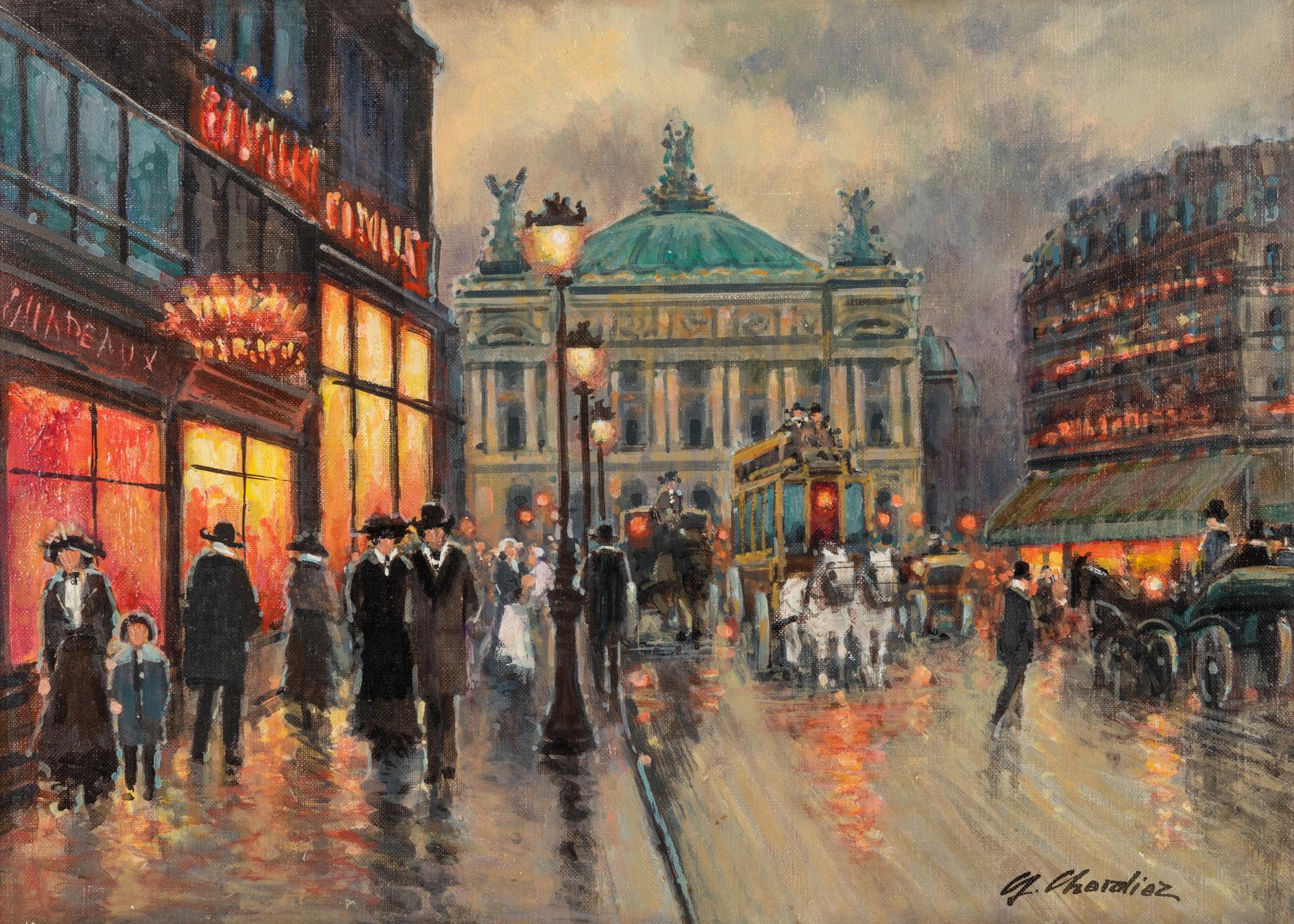 Two works: Parisian Street Scenes