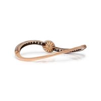 EDWARDIAN, NATURAL PEARL AND DIAMOND BANGLE BRACELET