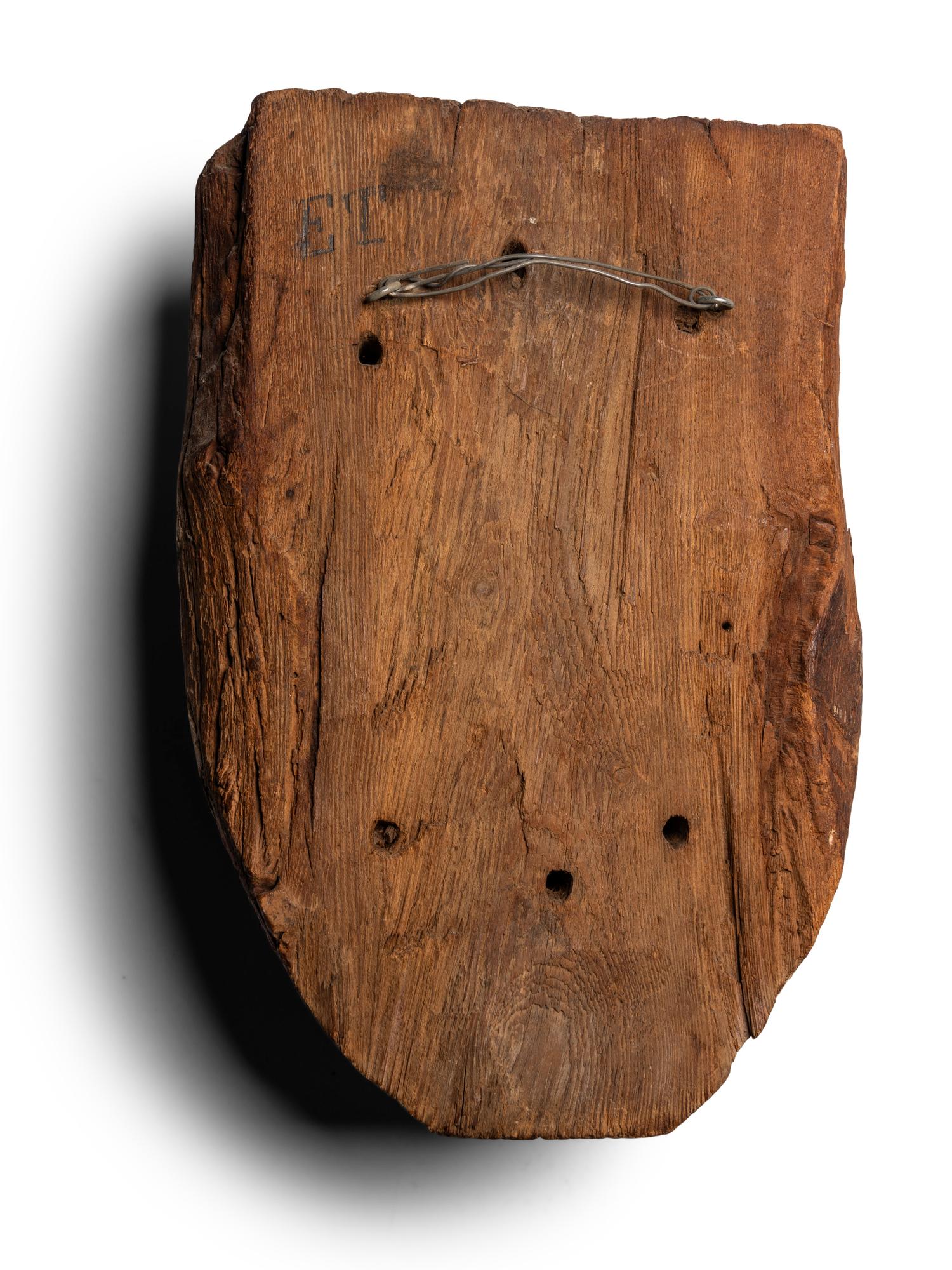 An Egyptian Painted Wood Mummy Mask