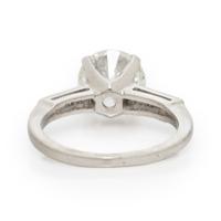 DIAMOND AND PLATINUM RING