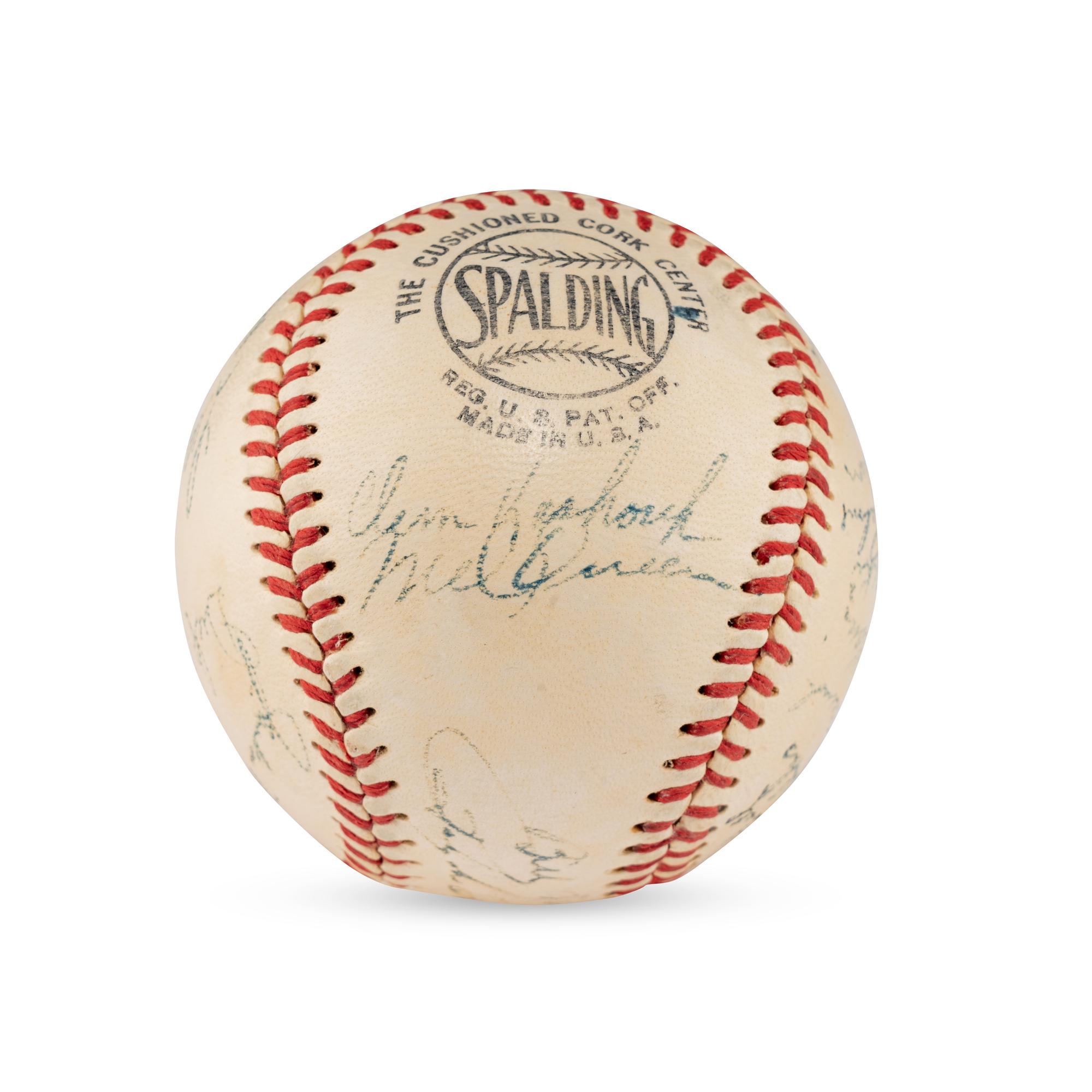 A 1952 Pittsburgh Pirates Team Signed Autograph Baseball