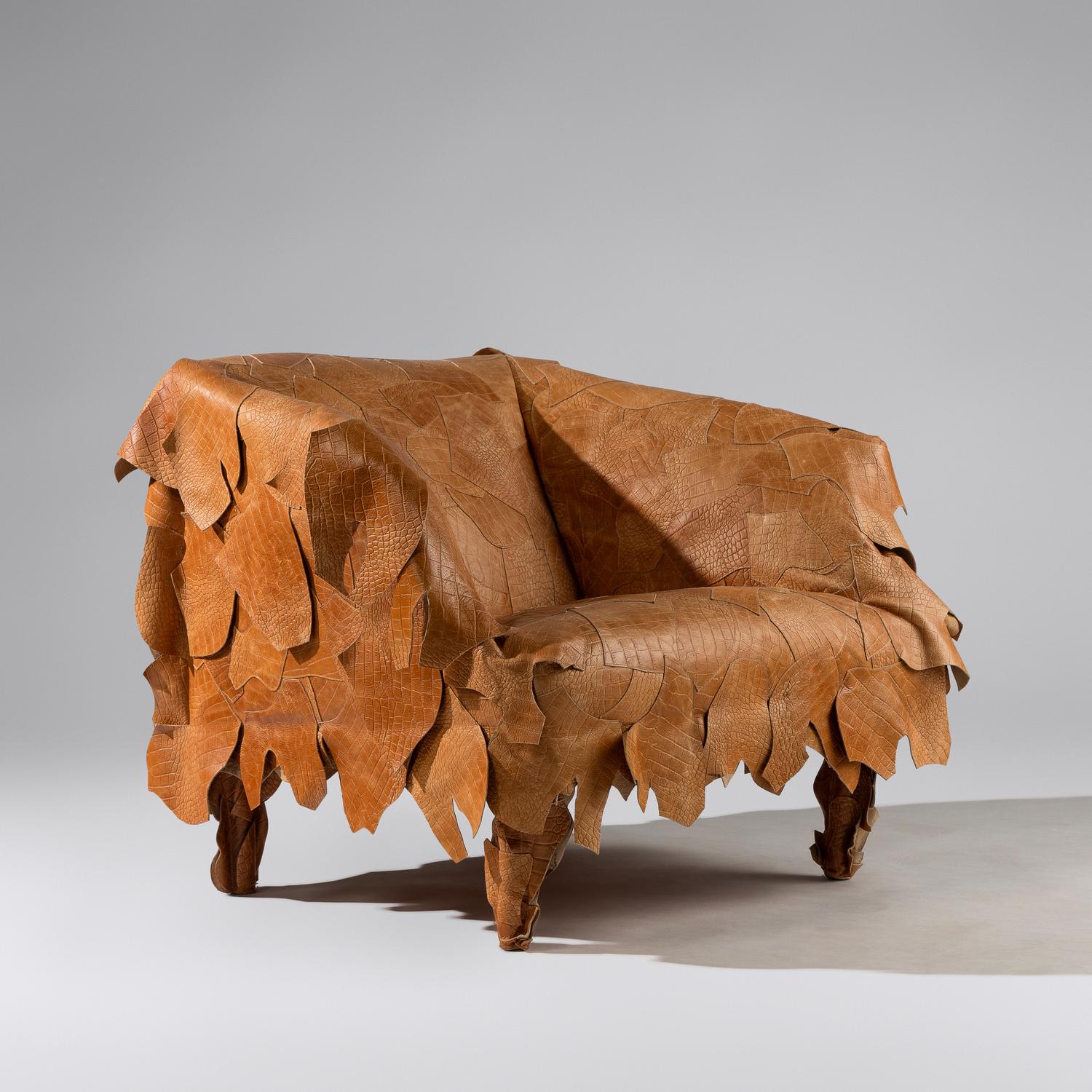 Leatherworks armchair, 2007 Edra, Italy