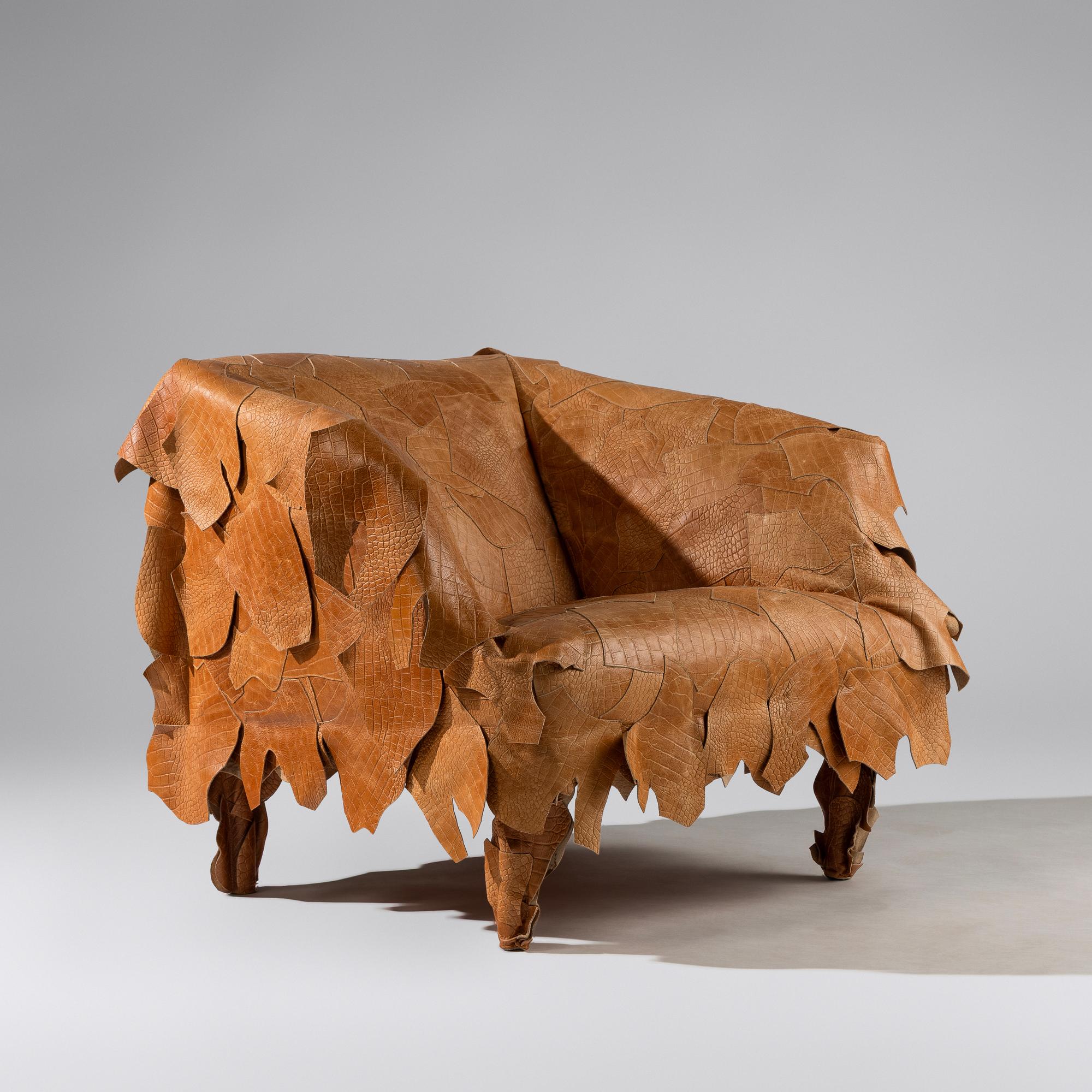 Leatherworks armchair, 2007 Edra, Italy