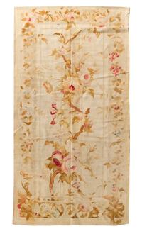 An Aubusson Wool Rug, 8 feet 7 inches x 4 feet 8 inches.