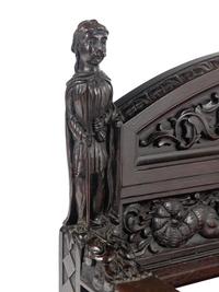 A William and Mary Style Carved Walnut Armchair