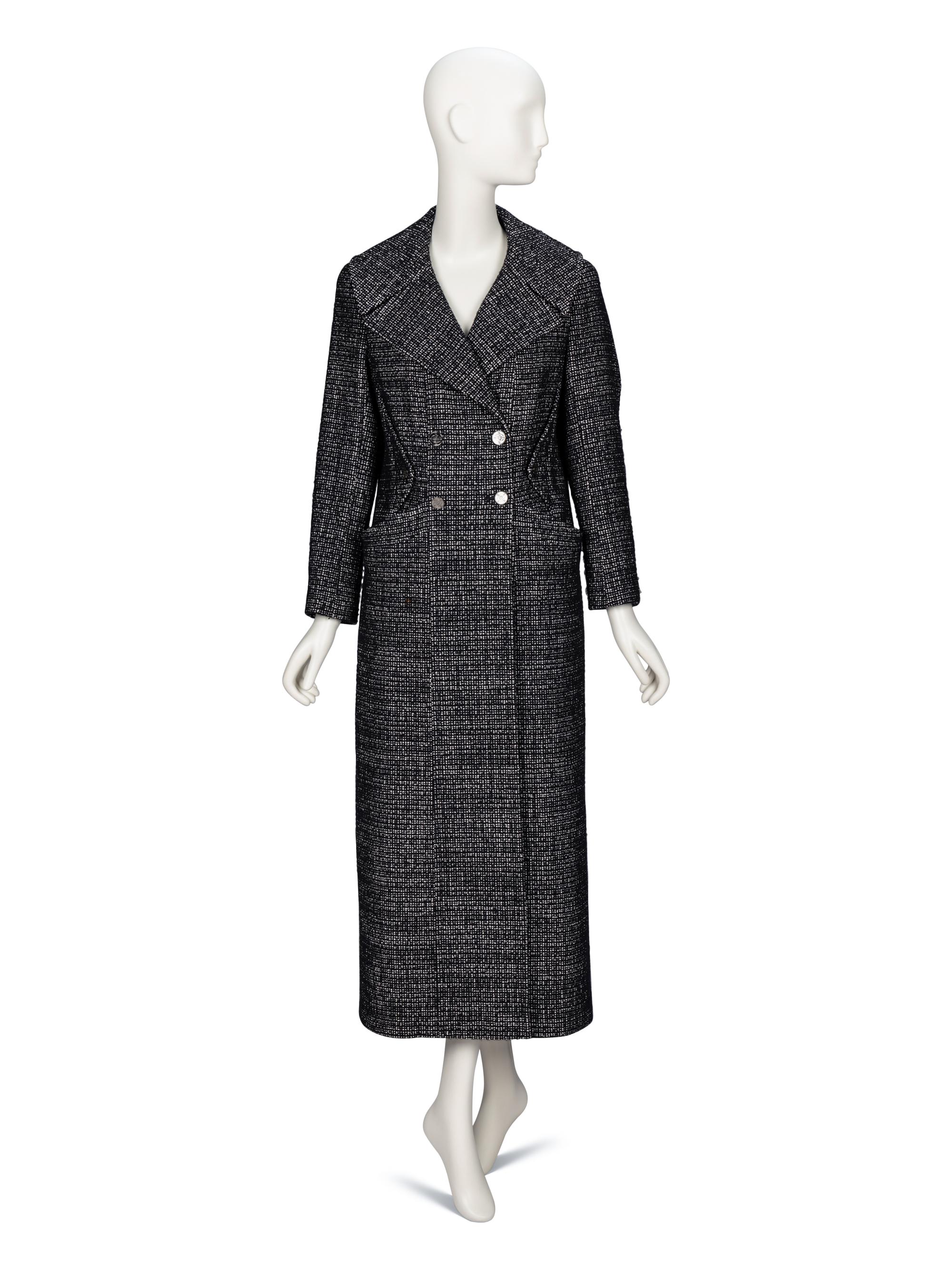 Chanel, Double-Breasted Tweed Coat