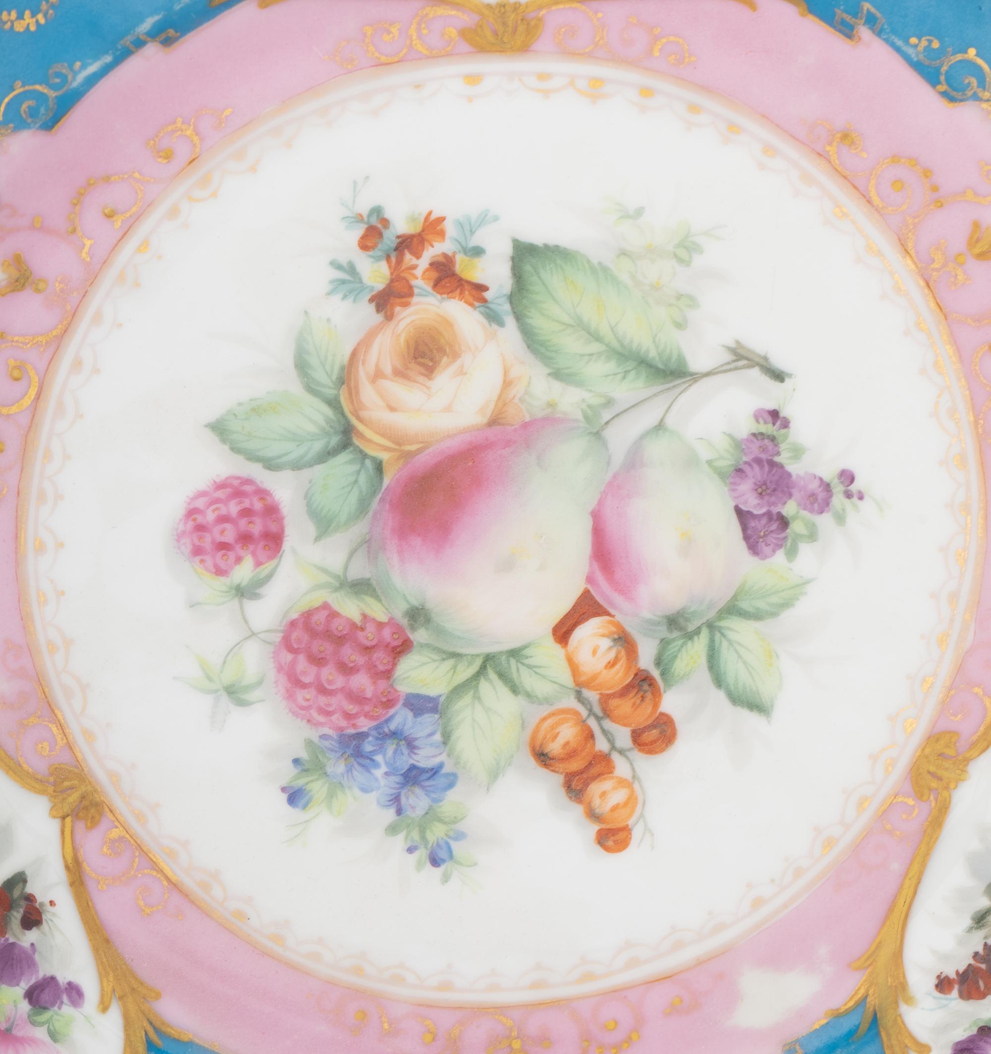 A Popov Factory Porcelain Dessert Plate