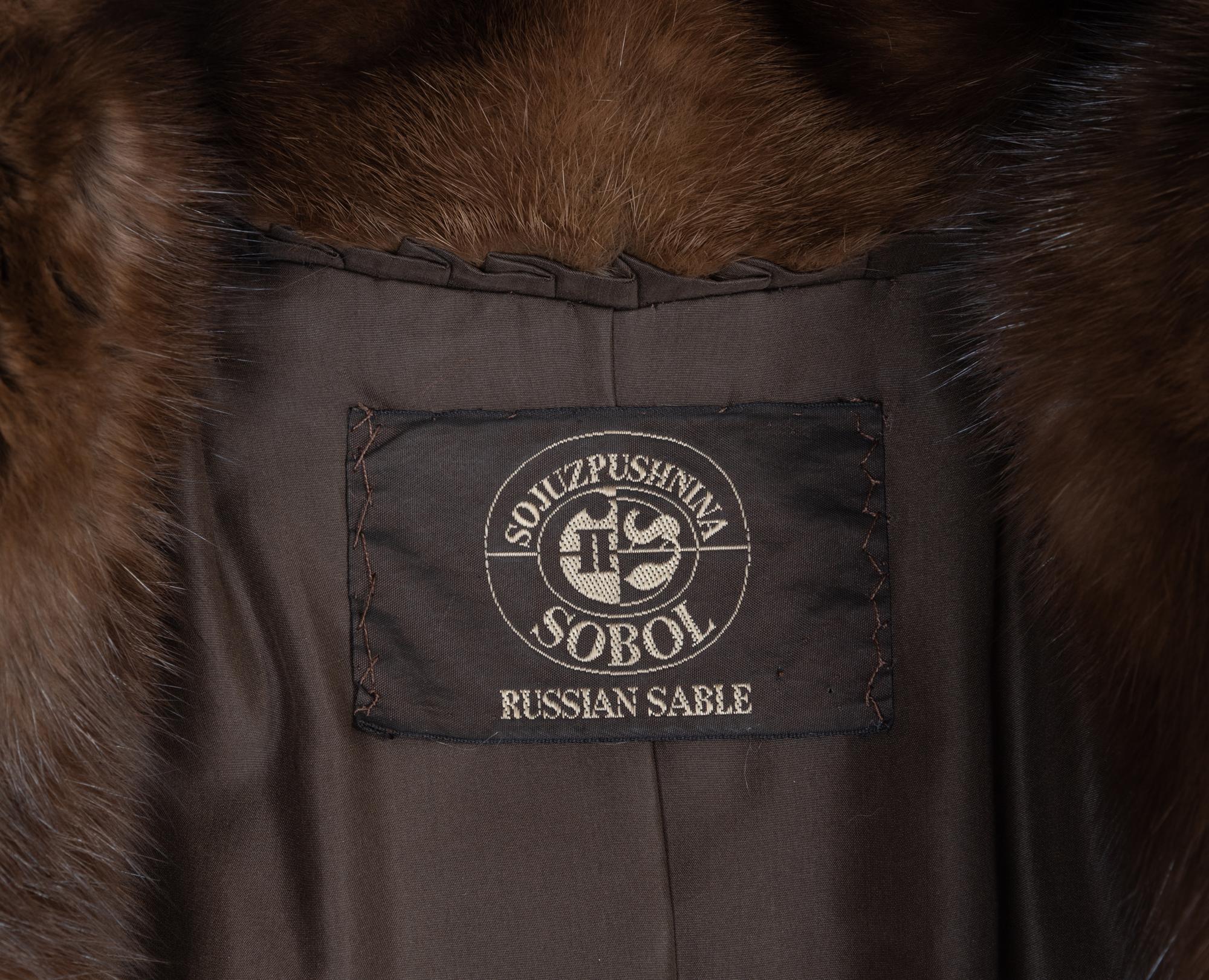 Russian Sable Fur Coat