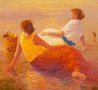 Muyeres en la Playa