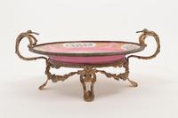 A Sèvres Style Gilt Metal Mounted Painted Porcelain Centerpiece Bowl