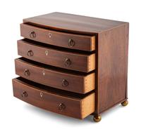 A George III Mahogany Diminutive Chest of Drawers