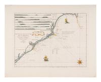 [MAP]. LE ROUGE, Georges-Louis (1712-1790). Nouvelle Carte des Cotes des Carolines . Paris, 1777.