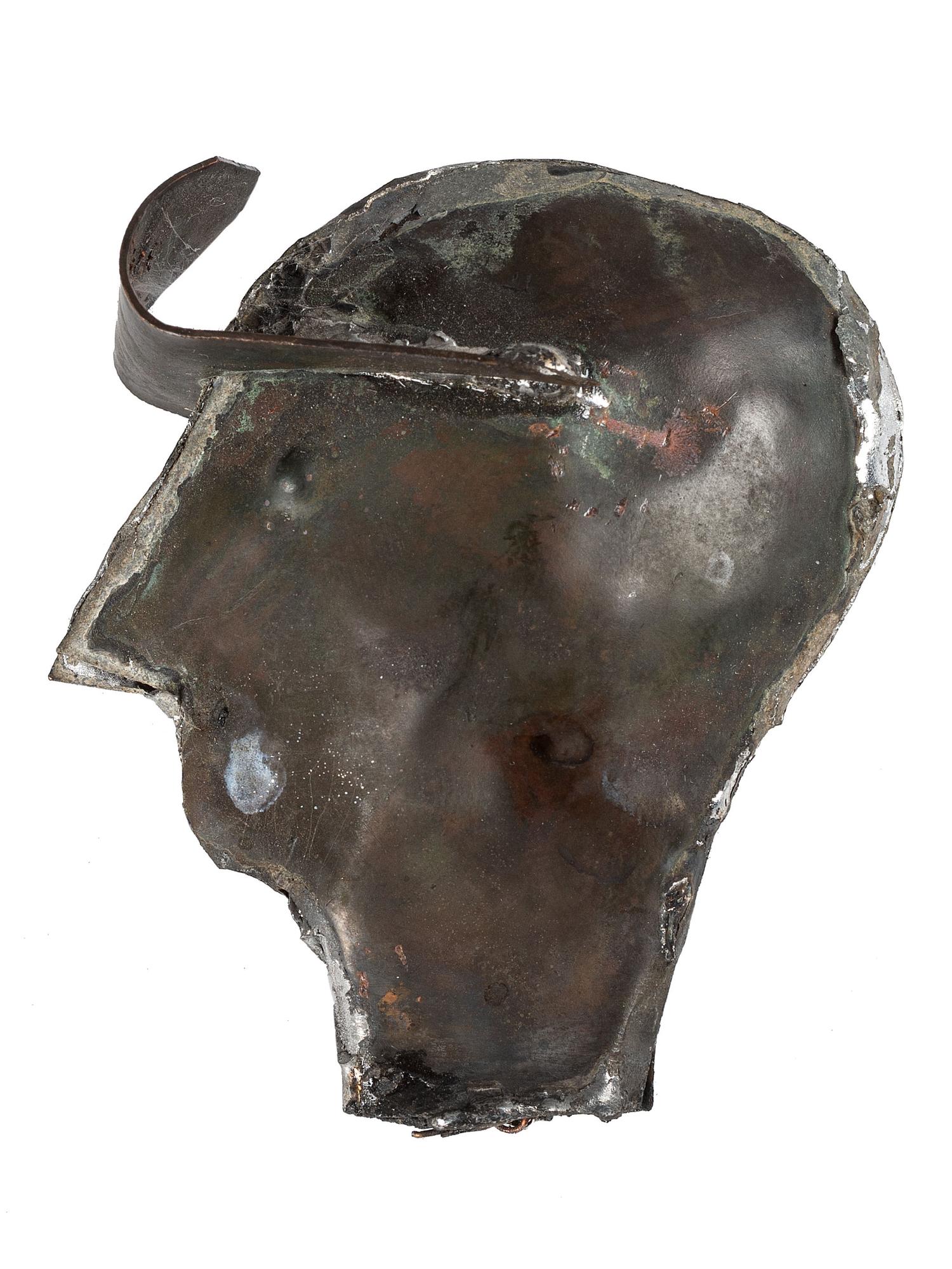 A Molded Copper and Zinc Horse and Sulky Weathervane