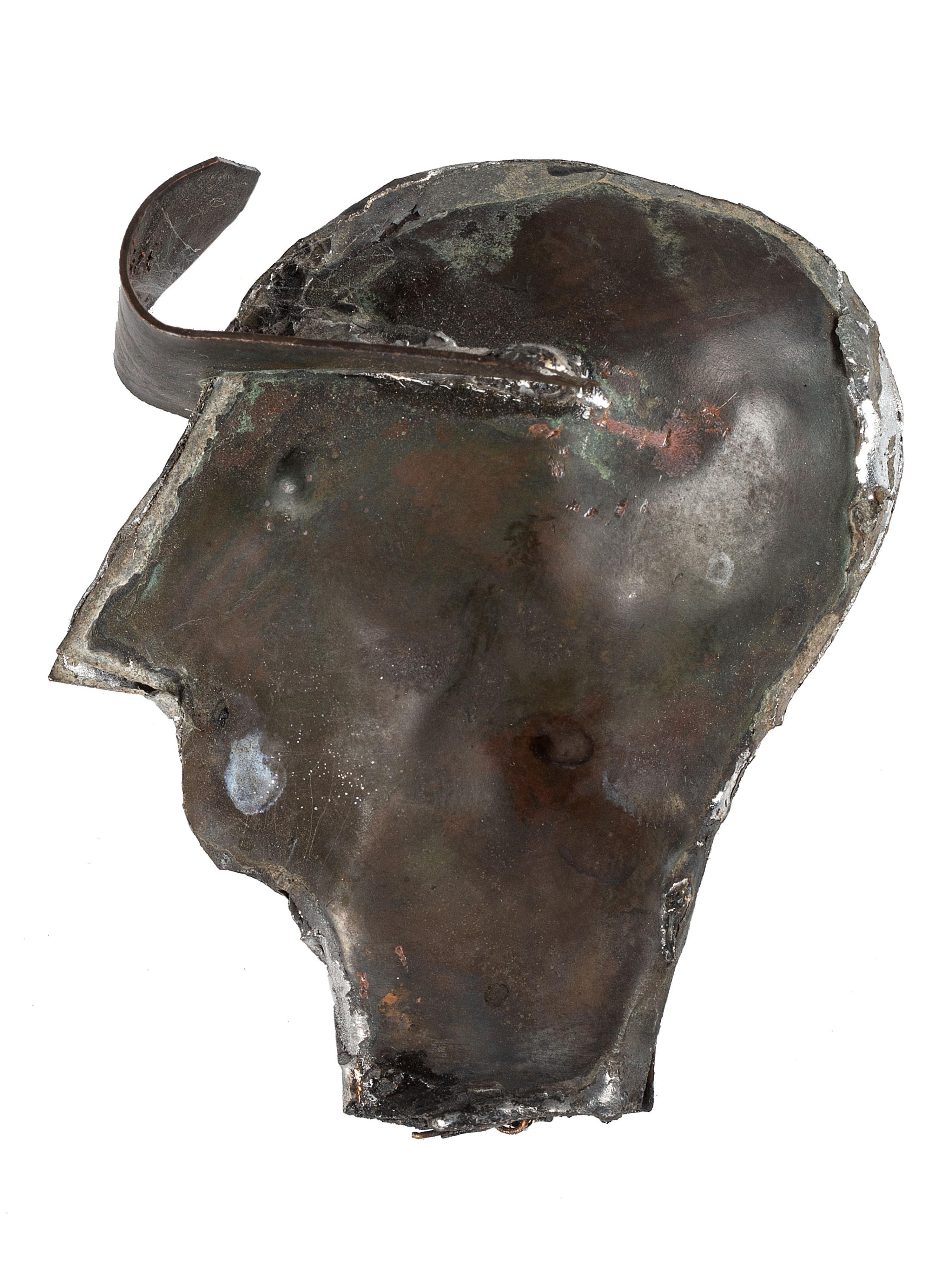 A Molded Copper and Zinc Horse and Sulky Weathervane