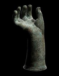 A Roman Bronze Hand of a Child