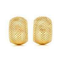 YELLOW GOLD CLIP EARRINGS