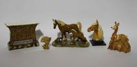 A Group of Five Haeger Pottery Articles Width of widest 13 1/4 inches.