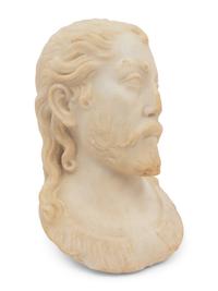 A Continental Marble Head of a Man