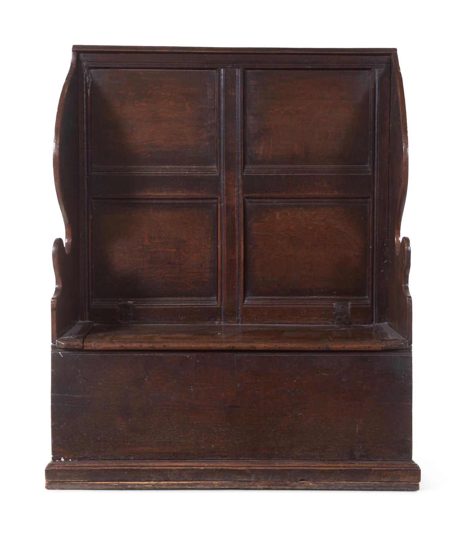 An English Oak Settle