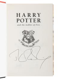 ROWLING, J.K. (b. 1965). Harry Potter and the Goblet of Fire. Vancouver: Raincoast Books, 2000.
