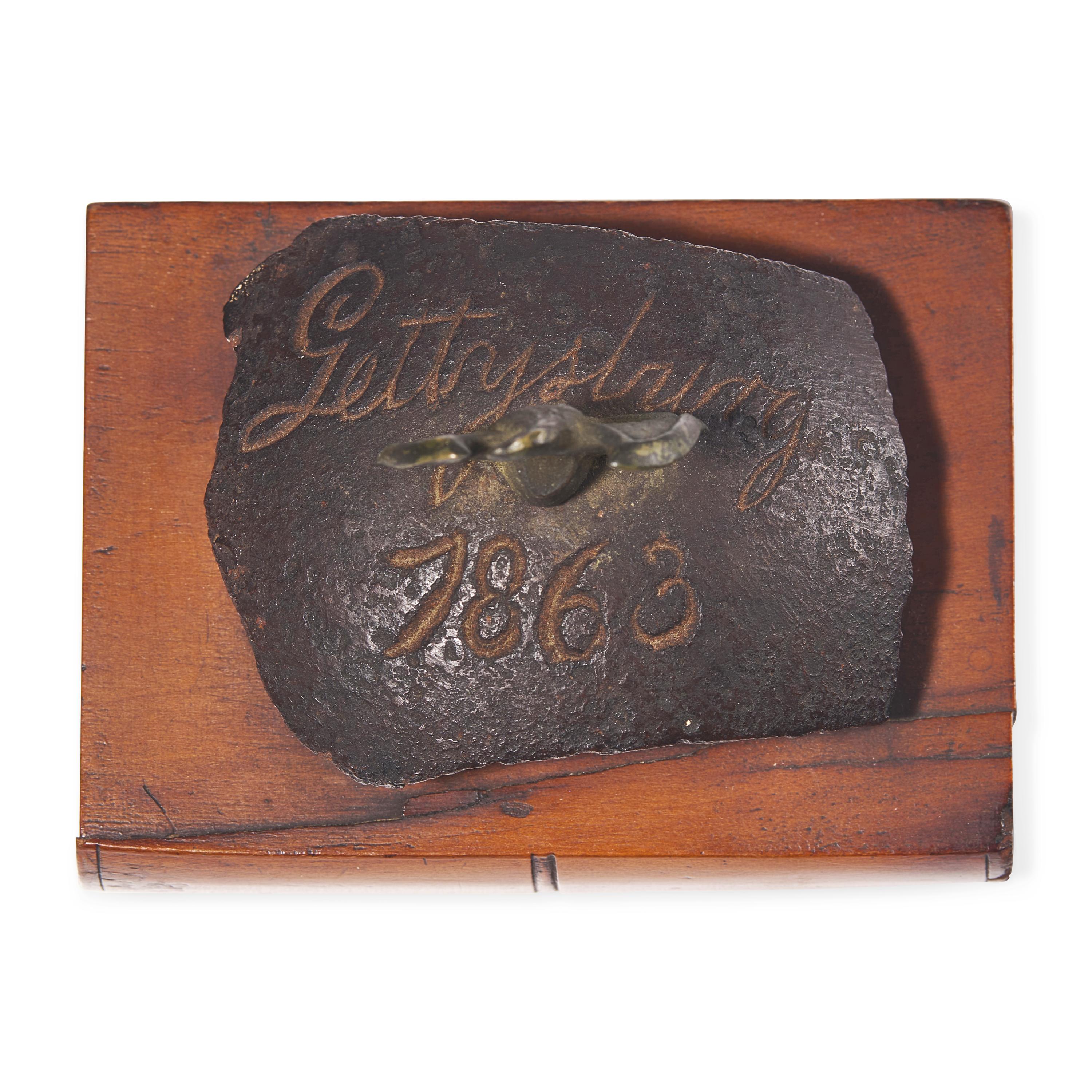 A Civil War Cannonball Fragment from the Battle of Gettysburg