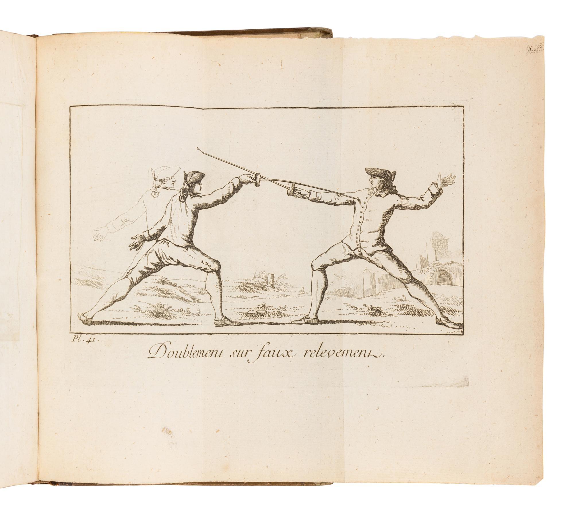 [FENCING]. A group of 5 French 18th- and early 19th-century works, comprising: