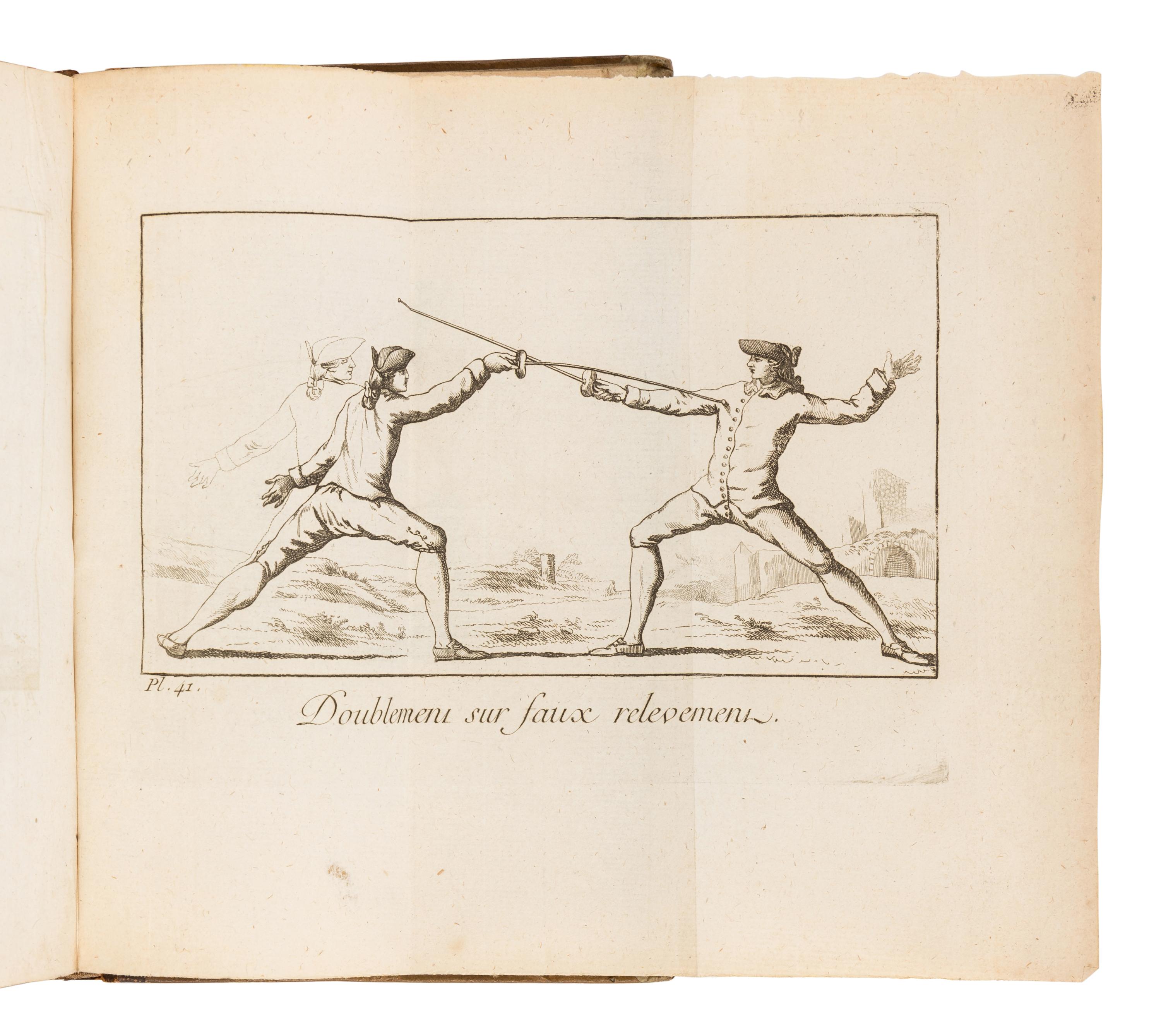 [FENCING]. A group of 5 French 18th- and early 19th-century works, comprising: