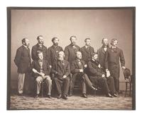 Civil War -- Sanitary Commission A group portrait of members of the Sanitary Fair Executive Committee.