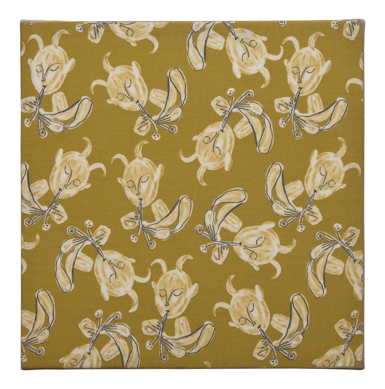 Three Mounted Printed Cotton Panels, Two Designed by Picasso DONATED BY CORA GINSBURG, LLC.