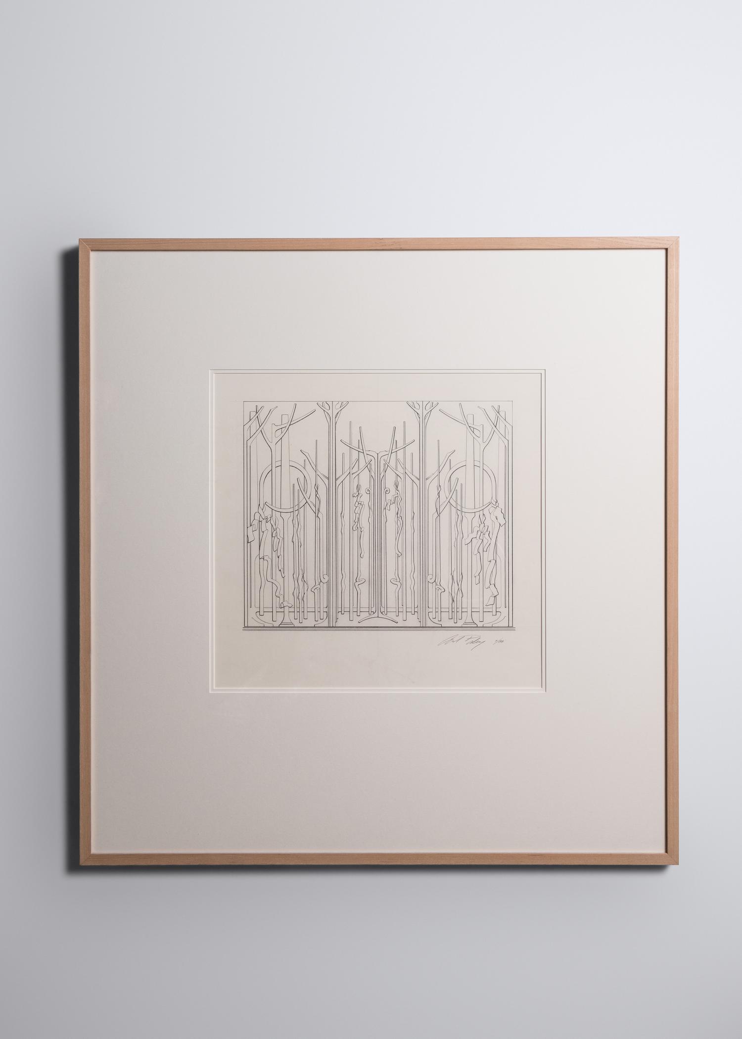 Proposal #1 for Memorial Gate, Ackland Art Museum, University of North Carolina at Chapel Hill , 1998