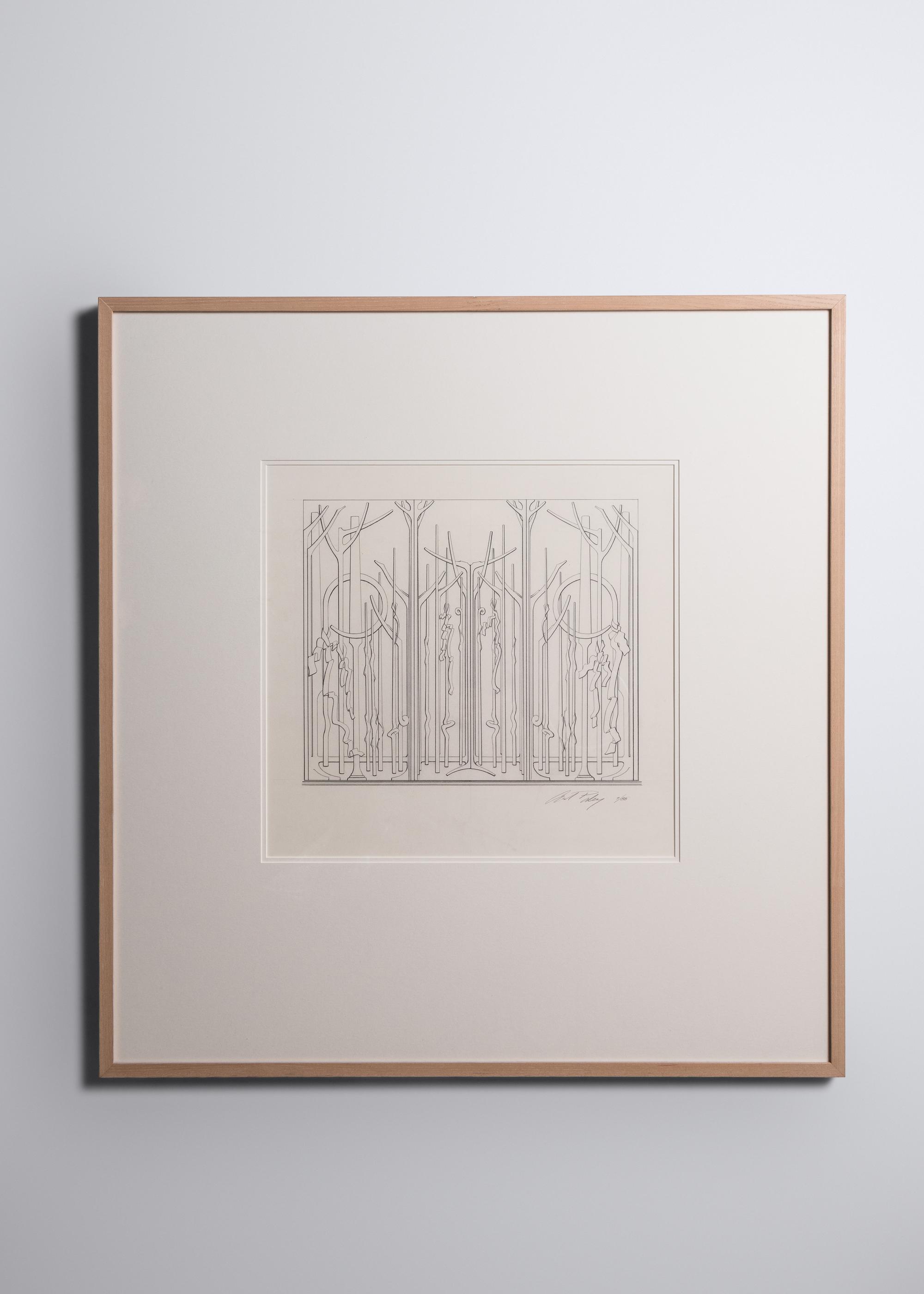 Proposal #1 for Memorial Gate, Ackland Art Museum, University of North Carolina at Chapel Hill , 1998