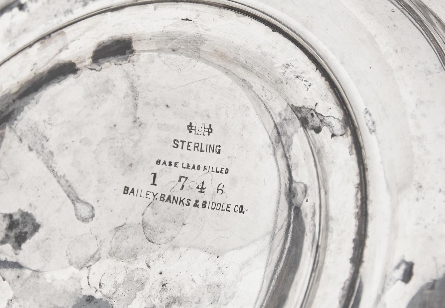 An American Silver Reticulated Trumpet Vase