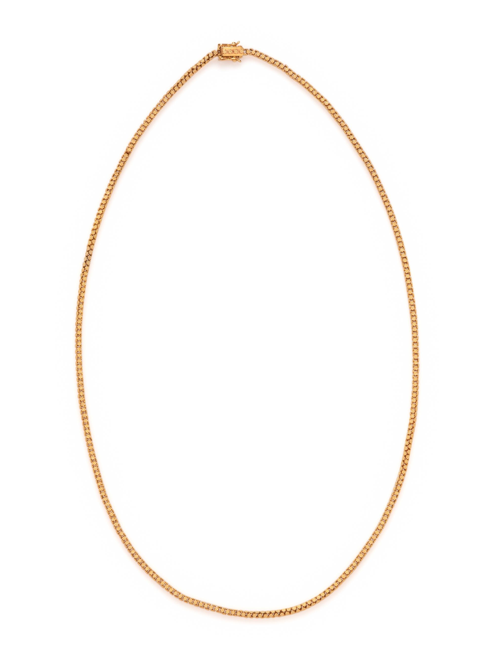 YELLOW GOLD NECKLACE