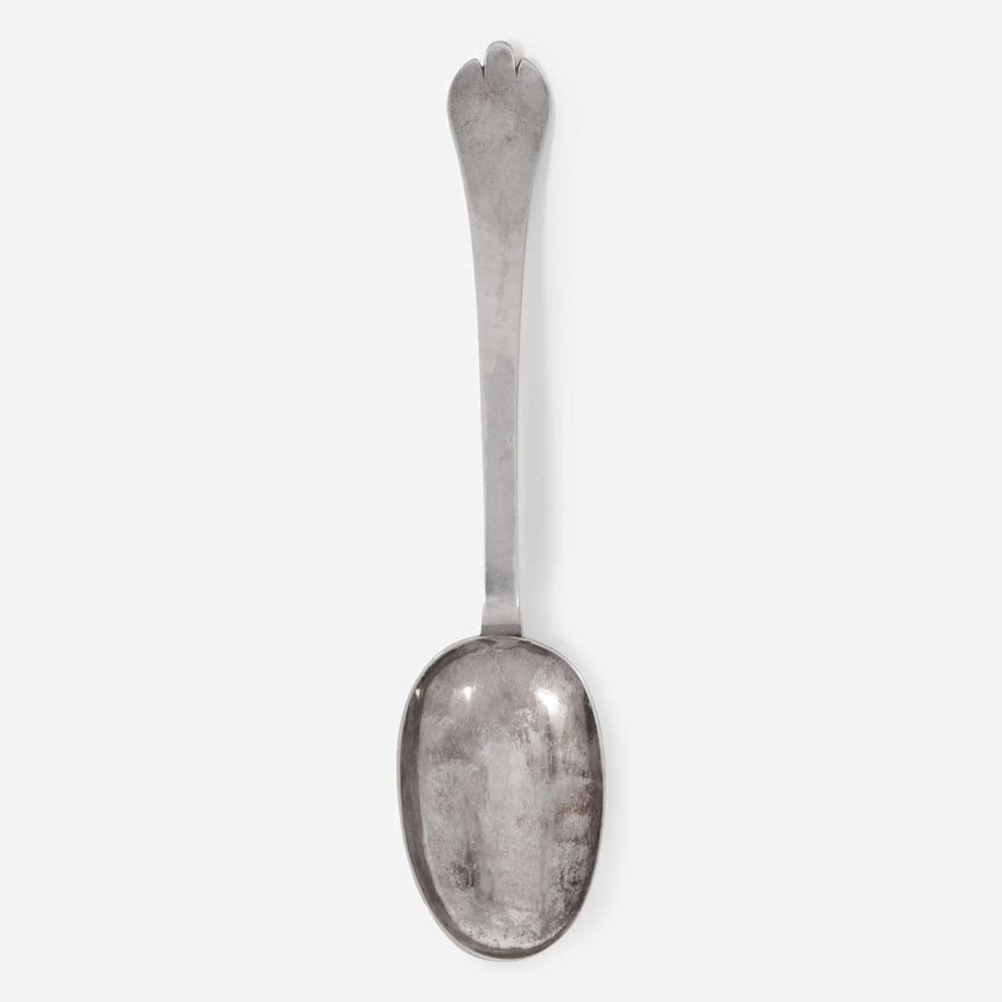 A silver tablespoon Edward Webb (c. 1666-1718), Boston, MA, circa 1710