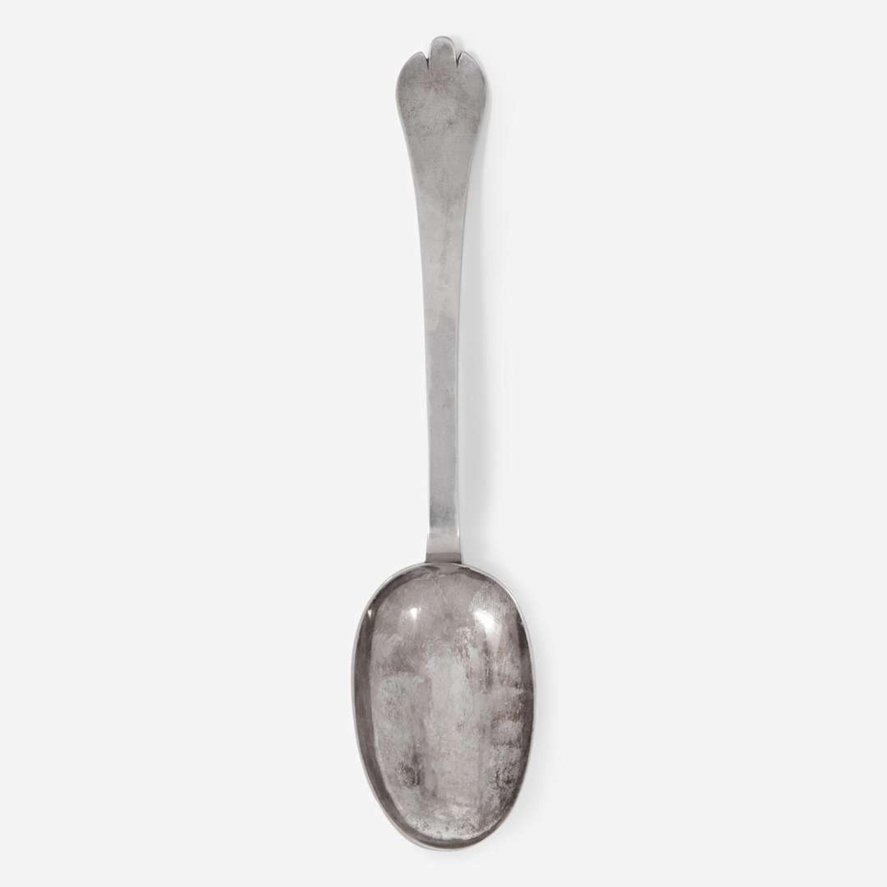 A silver tablespoon Edward Webb (c. 1666-1718), Boston, MA, circa 1710