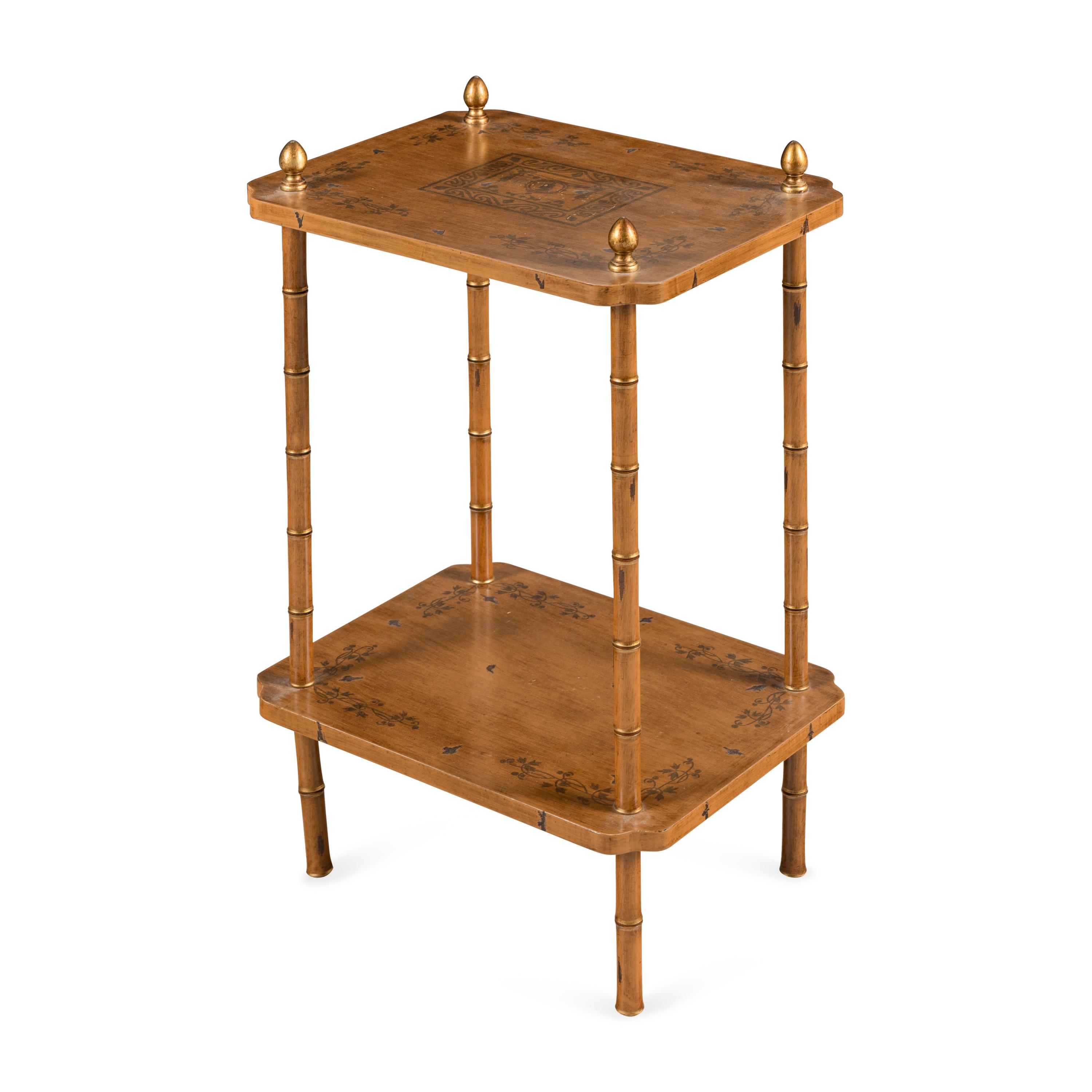 A Regency Style Painted Side Table