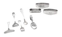 A Group of American Silver Table Articles, Various Makers,
