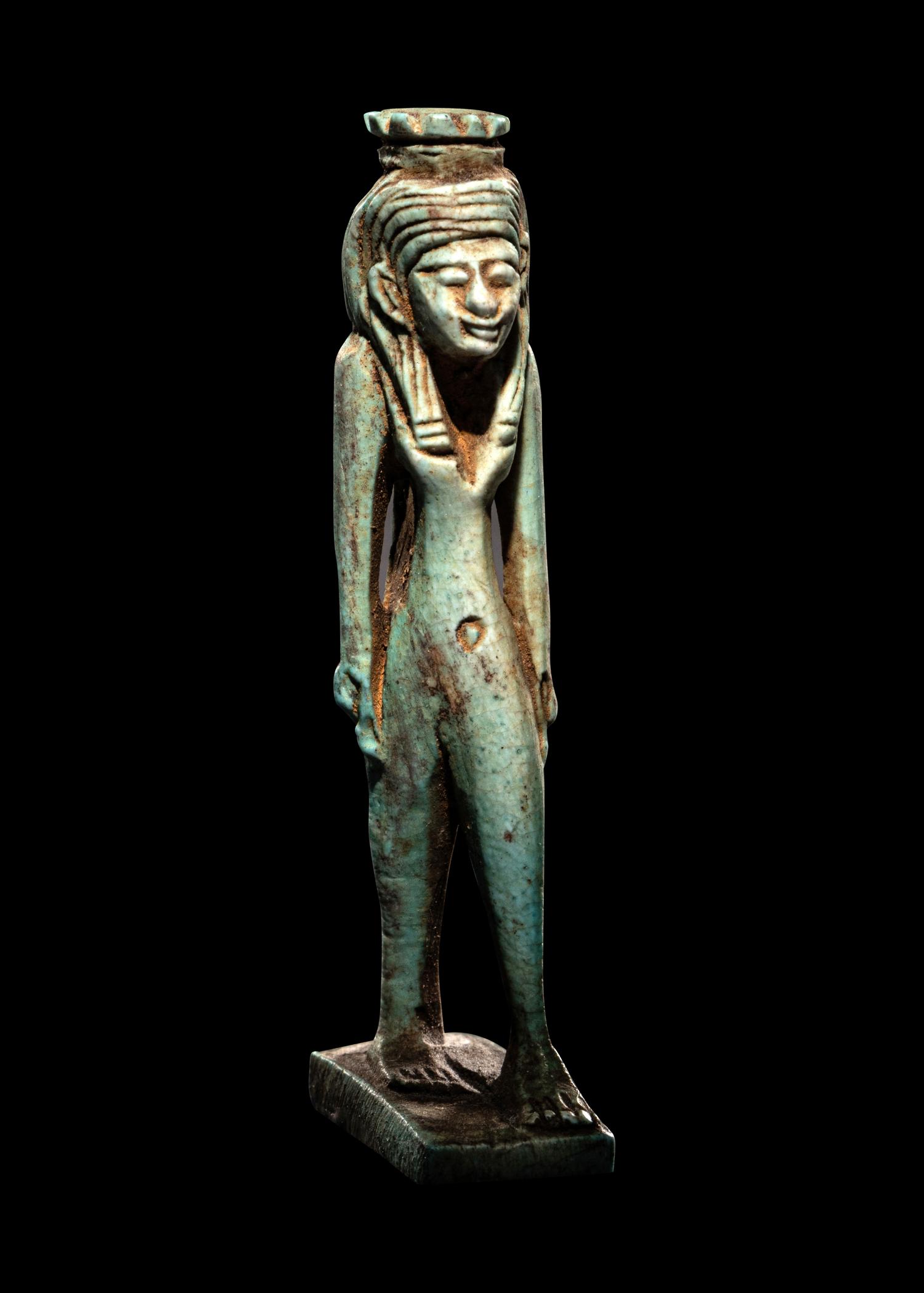 An Egyptian Faience Isis