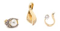A Collection of Yellow Gold and Multigem Jewelry, 17.60 dwts.
