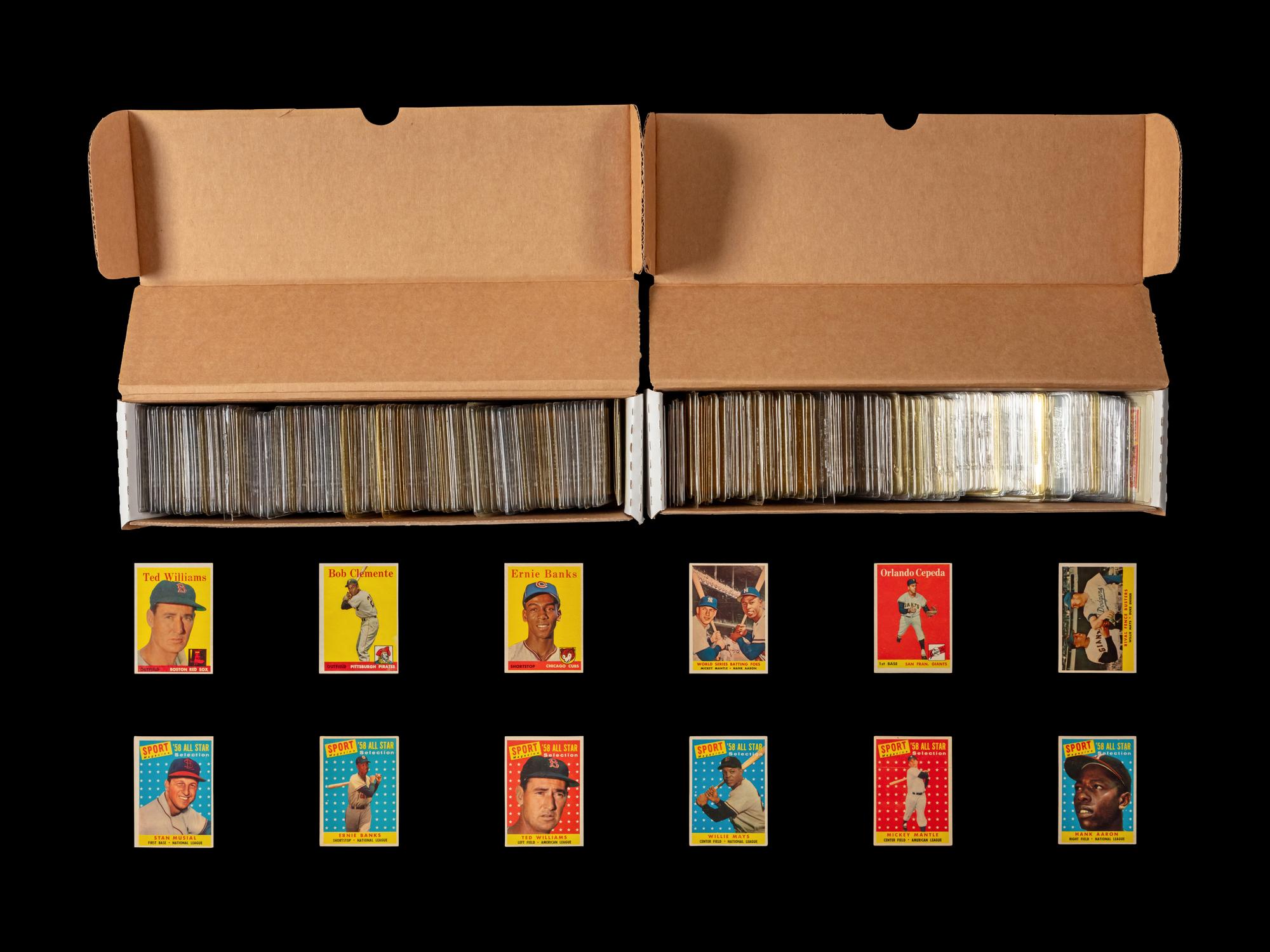 A Near Set of 1958 Topps Baseball Cards (478/494)
