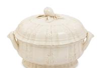 A Collection of French Pont-Aux-Choux Faïence Articles