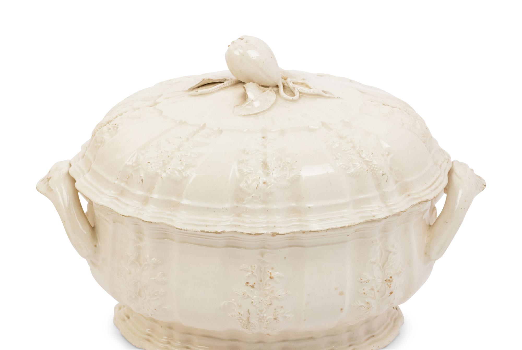 A Collection of French Pont-Aux-Choux Faïence Articles
