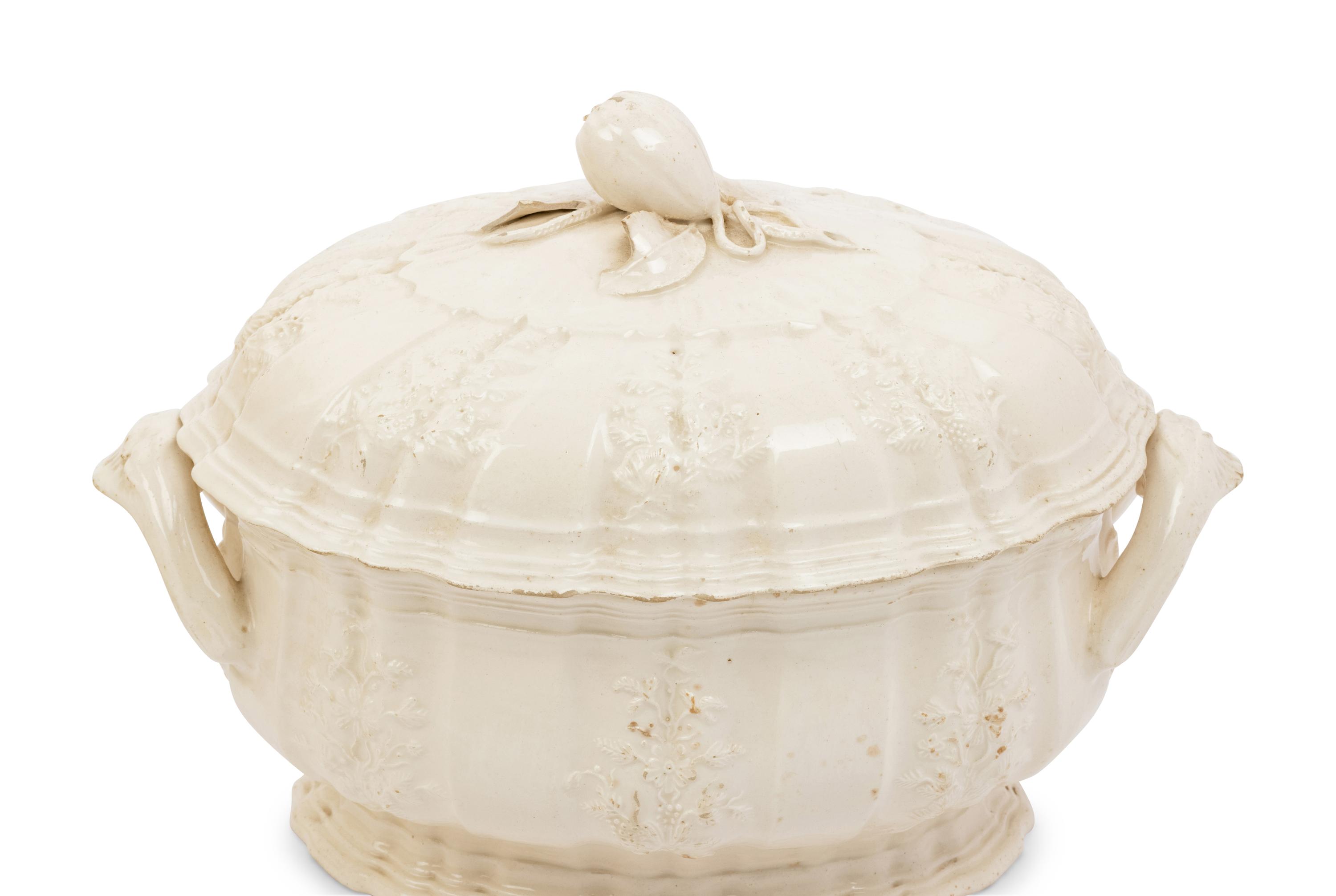 A Collection of French Pont-Aux-Choux Faïence Articles