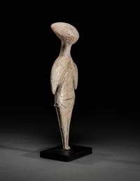 A Chalcolithic Marble Standing Female Idol