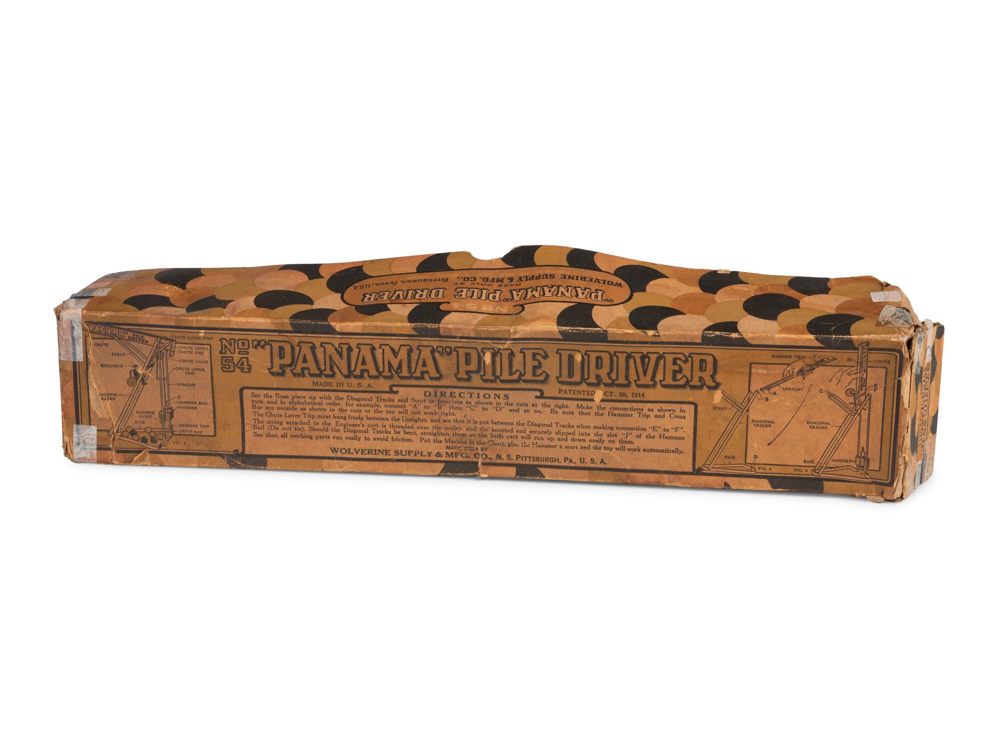 A 'Panama Pile Driver' Tin Toy